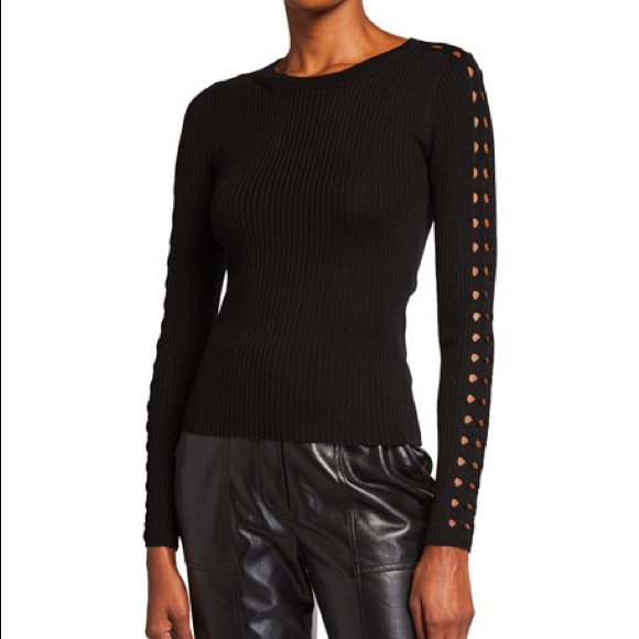 Jonathan Simkhai Cut Out Rib Knit Top - Picture 2 of 9